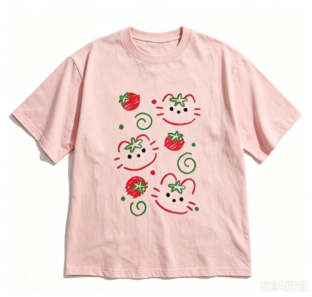 Aesthetic Cute Cat Tomato Graphic Vintage Loose Oversized Unisex Print Tshirts For Unisex Unisex Fashion Hip Hop Trendy