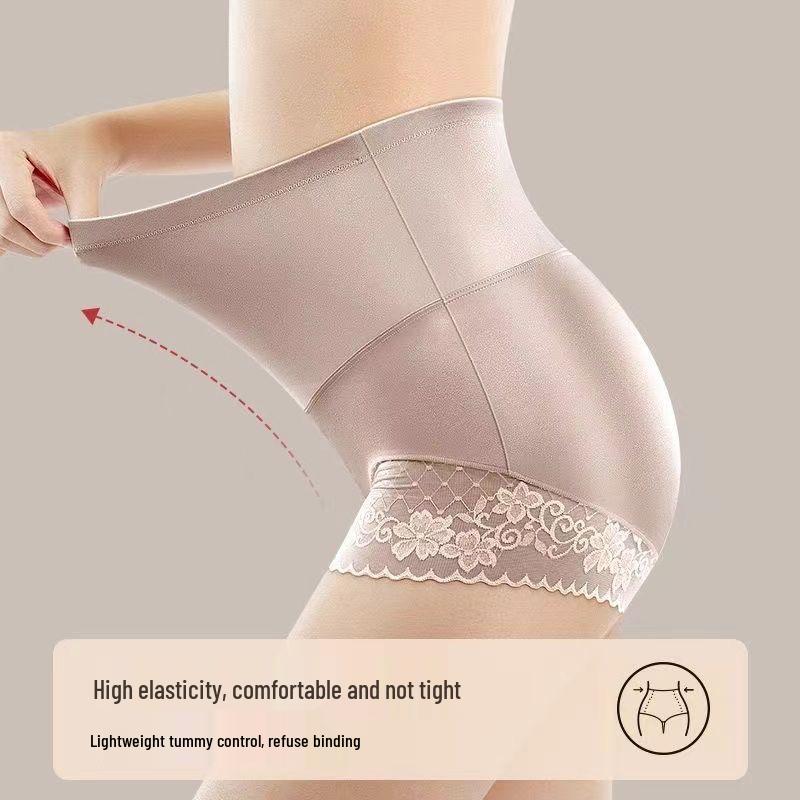 Douyin Trending High-Waist Tummy Control & Hip-Lifting Seamless Shaping Panties for Women - Slimming, Breathable, Summer-Ready