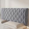 Lux Quilted Bed Headboard Cover: Thick, Soft Padding for Wood Backrest – Universal, All-Season Dust Cover.