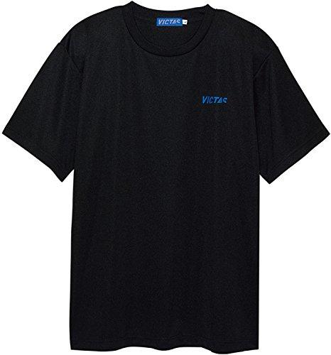 

VICTAS Table Tennis T-Shirt V-TS063, Unisex, Practice, Black (0020), Size L (033455)