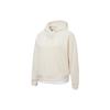 Puma Layered Graphic Print Hoodie Women Tops Ivory-White 536091-99