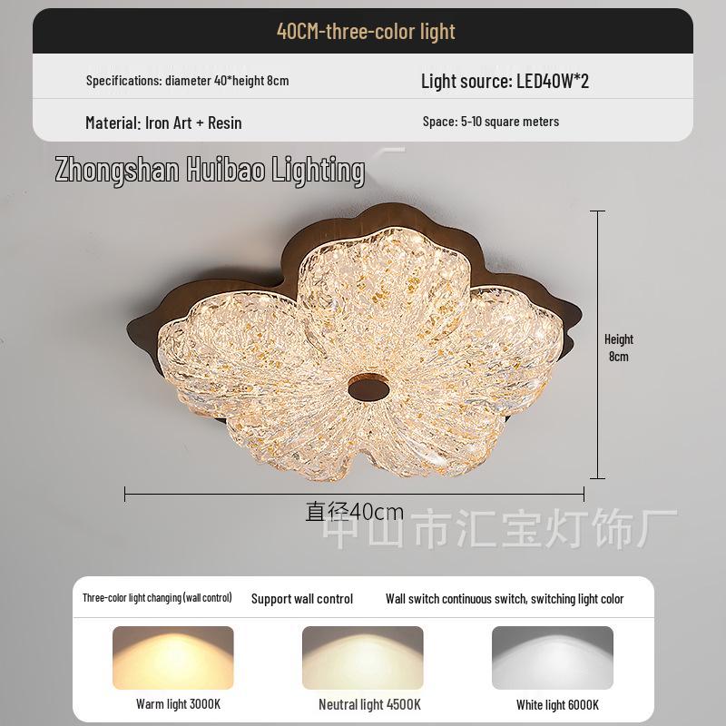 

Потолочный светильник «Полный спектр» из грецкого ореха для главной спальни - Современный минималистичный американский ретро-дизайн Full spectrum three-color