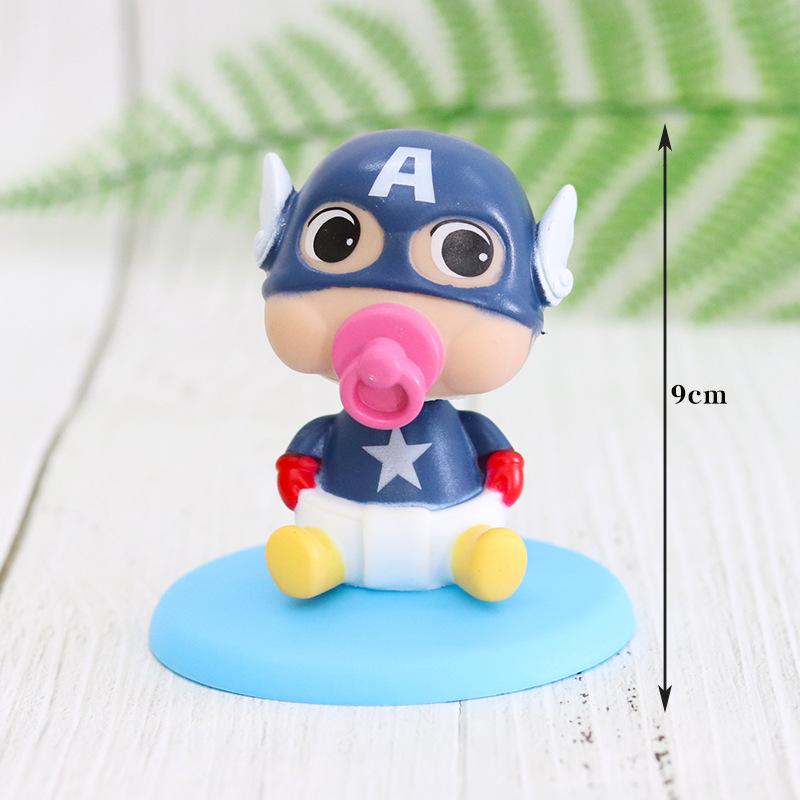 

Decorative Cake Topper Figurine Head Bobble Character Doll for Cake Decoration and Party Display Suitable for Various Celebrations and Events One Size