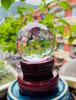 Transparent K9 Crystal Glass Ball Ornament - Ideal Gift for Leader or Elder, Perfect for Living Room or Office Decor