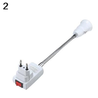 E27 LED-Glühbirnen-Lampenfassung, flexibler Verlängerungsadapter, Konverter, Schaltersockel
