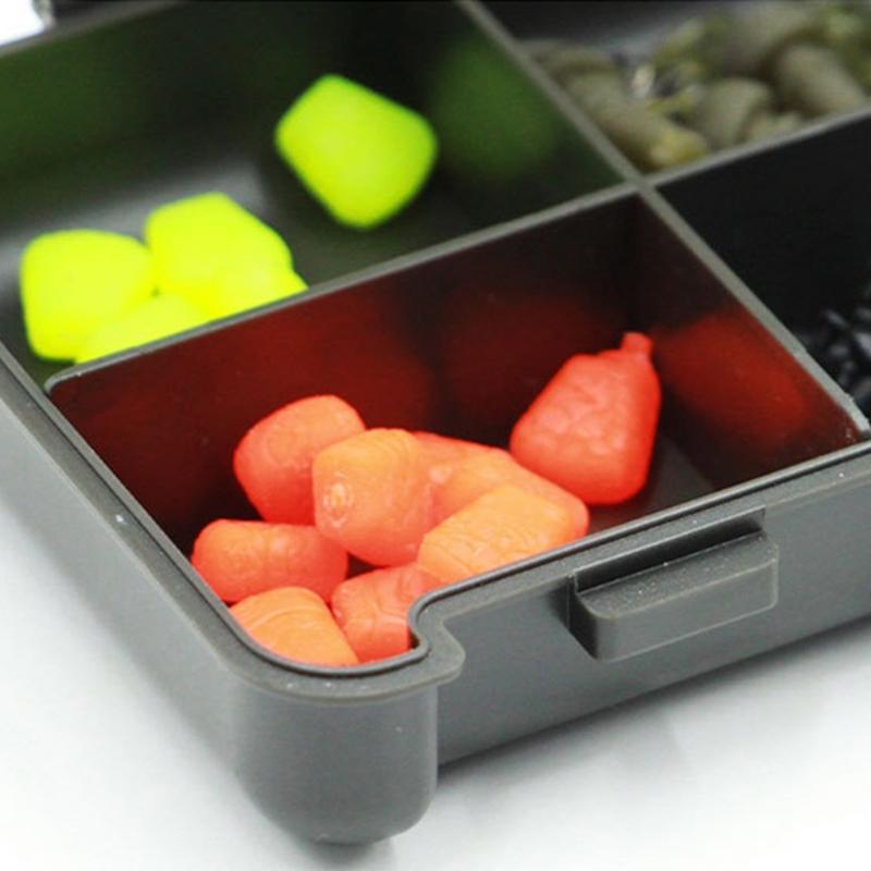 Angelkasten Aufbewahrungsbox mit Klarsichtdeckel Köderbox Universell Mehrkammer Angelköder Haken Behälter Case