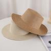 Summer New Men's and Women's Flat-top Sun Hat Sun Hat Travel Beach Hat Women's Top Hat Sun-proof Wild Grass