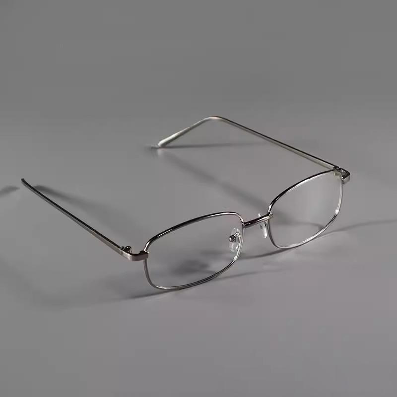 Y2K Harajuku Retro Small Square Frame Glasses for Women Metal Eyeglasses Clear Reading Spectacle Blue Light Blocking Eyewear