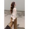 Retro Polka Dot Ruffle Chiffon Blouse