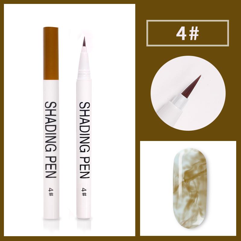 Nail Art Pen Blooming UV Gel Nail Smudge Ink Drawing Pen Marbling Manicure Abstract Painting Brush Nail DIY Tool