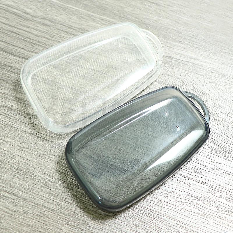 TPU Transparent Car Remote Key Case Cover Shell Fob For Toyota Prius Camry Corolla CHR C-HR RAV4 Land Cruiser Prado Protector