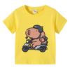 Capybara Kids Tshirt Children animal Tees Cartoons Clothes Kid Girl Boy Cute Capybaras Lovely T Shirt Baby Casual Top Clothes