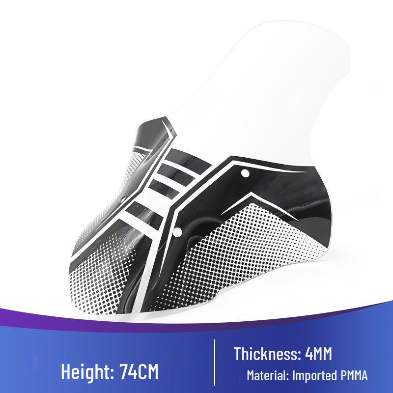 Transparent Rain Shield Windshield for Haojue UHR150
