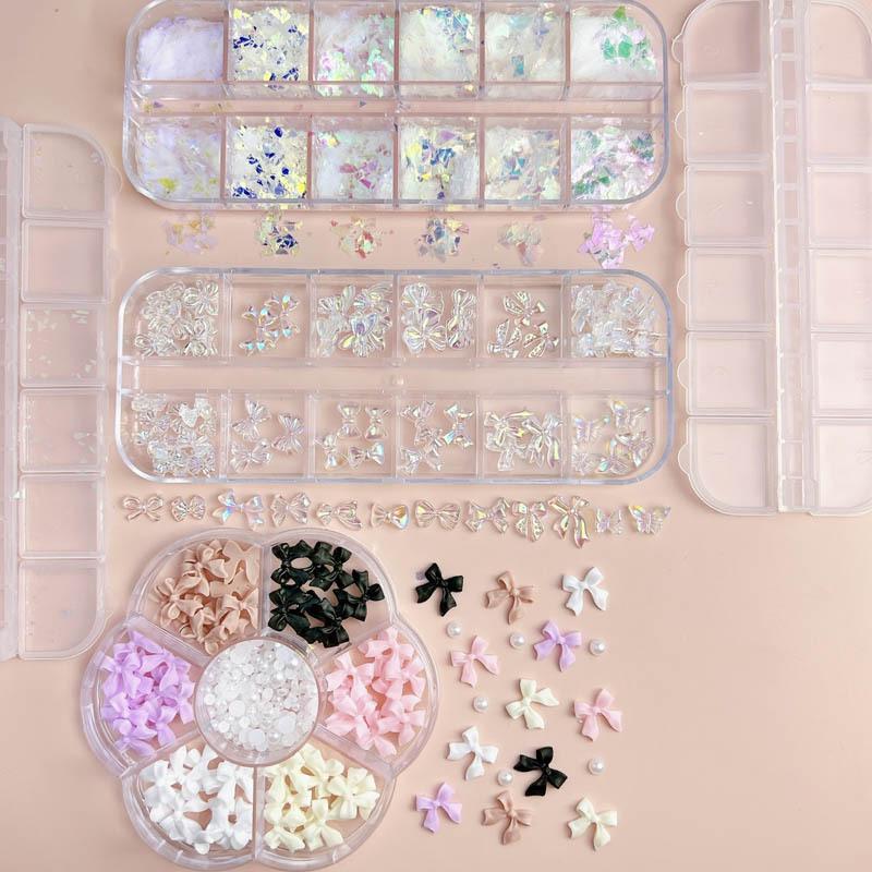 Douyin Three-Piece Set 1 Box Of Yunjin Powder + 1 Box Of Aurora Series Butterfly Bow Tie + 1 Box Of Streamer Set