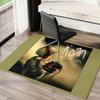 Rock Music Floor Mat Soft Thickened Absorbent Non-Slip Bedroom Living Room Door Mat Home Decor Flannel Rugs