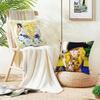 The RRose of VersaillesS Cushion Cover Breathable and skinfriendly linen pillowcase square removable and washable cushion