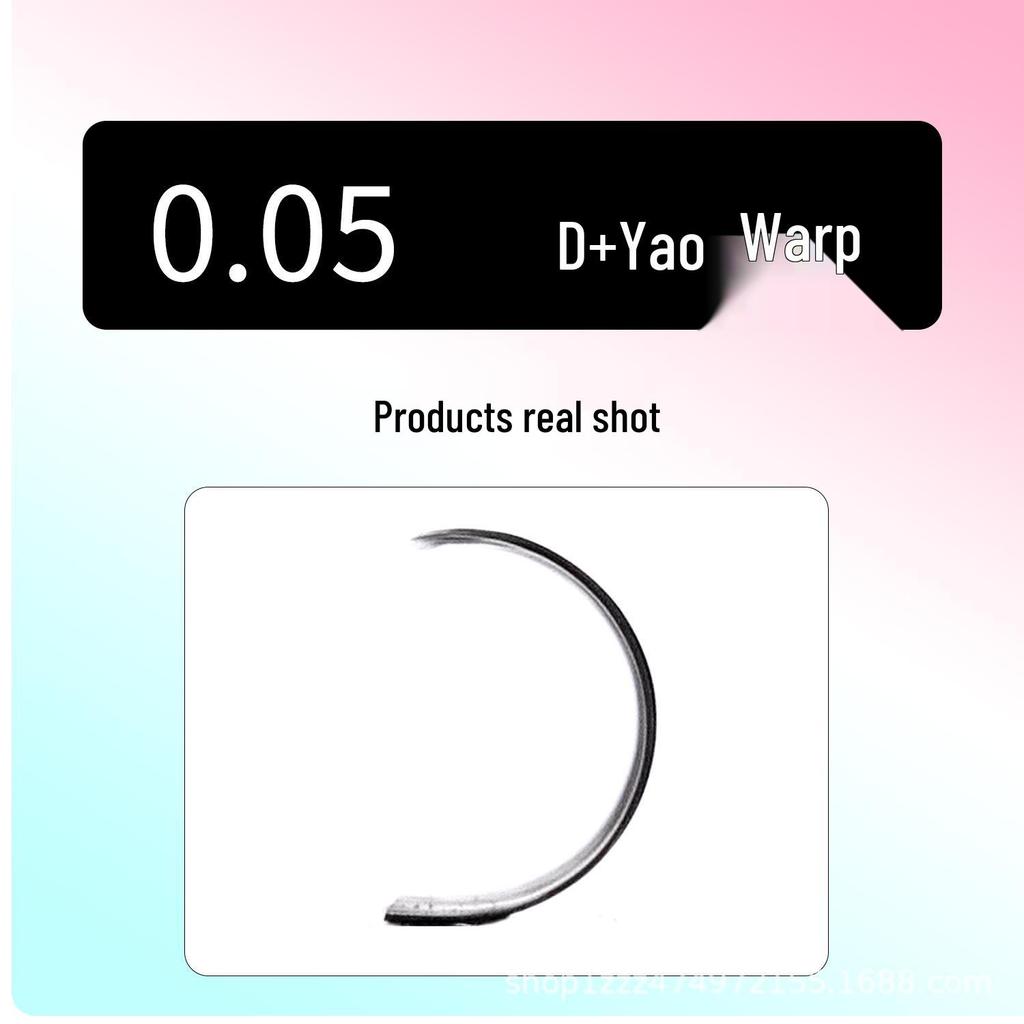 0.07yy Y-Shaped Soft Natural Individual Eyelash Extensions with Money Back Guarantee