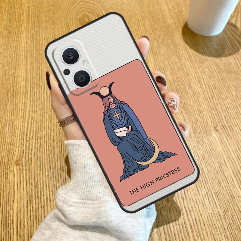 

Tarot Card Astrology Sun Moon Lover Funda For OPPO Reno 14 F 10 11 12 13 Pro 13F 12F 11F 7 8 Lite OPPO Find X6 X5 X8 X9 Pro Case OPPO Reno12 Pro