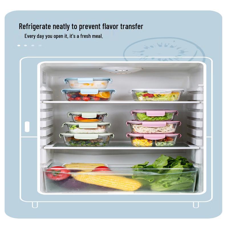 Ruhan Glass Food Storage Container Set