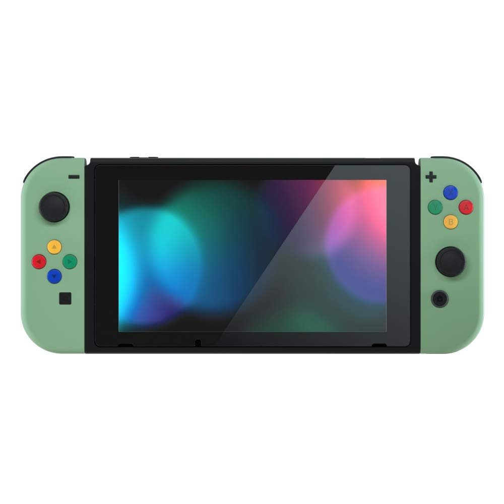 eXtremeRate Switch Replacement Shell for Handheld Controller Housing Case for Switch and Switch Comes with 8 Colorful DIY Replacement Case for