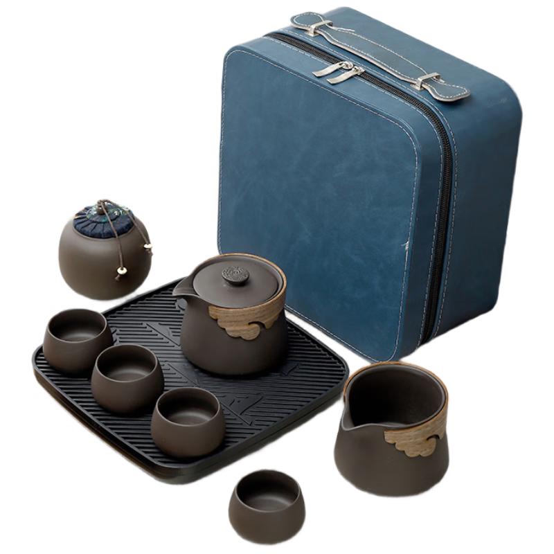 Wo Ding Zisha Travel Kung Fu Tea Set