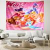 Wink Club Magical Friendship Tapestry Room Decoration Wall Hanging for Living Room Bedroom, Dormitory, Birthday and Christmas Gifts