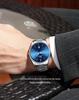 Fengzun Ultra-Thin Black Quartz Mesh Strap Waterproof Men's Watch