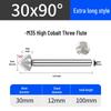 Cobalt Titanium-Plated Chamfering Drill for Stainless Steel - Single/Triple-Edge Countersink & Deburring Tool.