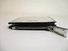 PRADA Silver and Black Leather Bifold Wallet Compact Wallet #a592