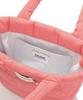 Covernat Woman Clover Heart Quilted Mini Tote Bag Pink