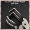 2025 Trend Multi-Function Pipe Welding Butt Pliers Welding Pliers Tools Adjustable Grip Vise U-Shaped Welding Vise Grips