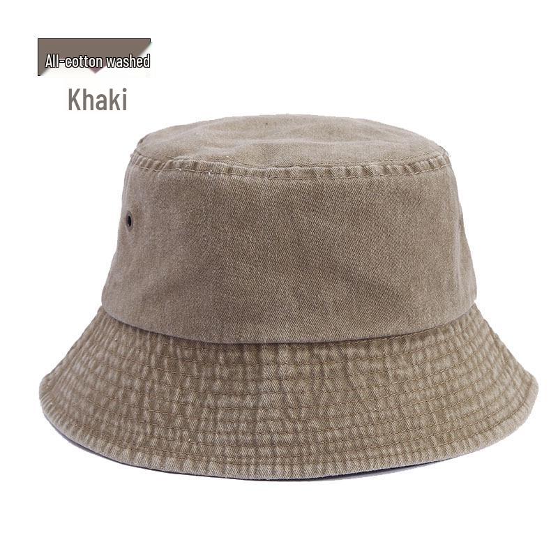 Vintage Hip-Hop Bavlněný Kbelíkový Klobouk