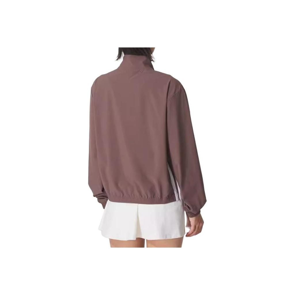 adidas Sports Lifestyle Brand Logo Training Stand Collar Running Casual Breathable Windproof Woven Jacket Women Jacket JY2143
