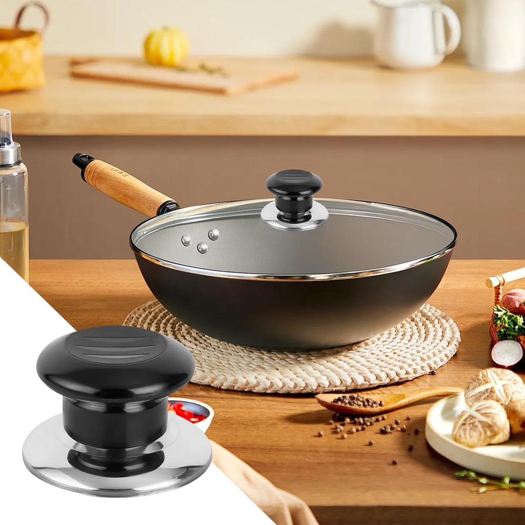 Universal Pot Lid Top Replacement Knob Easy installation Kitchen Cookware Replacement Pan Lid Holding Handles
