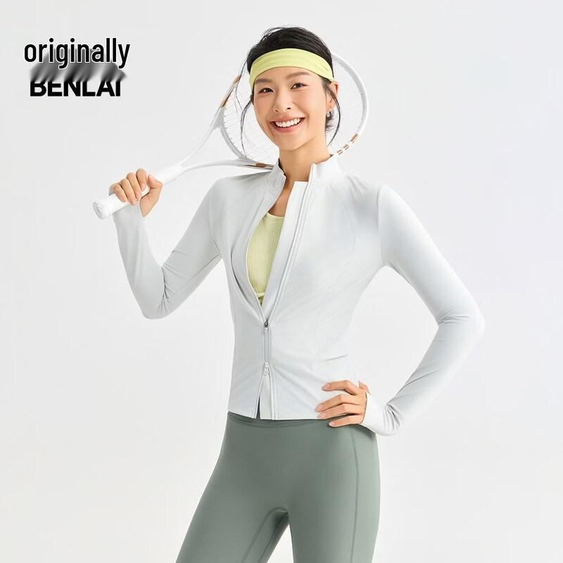 BENLAI Women's Cloud Soft Stand Collar Yoga Sport Jacket