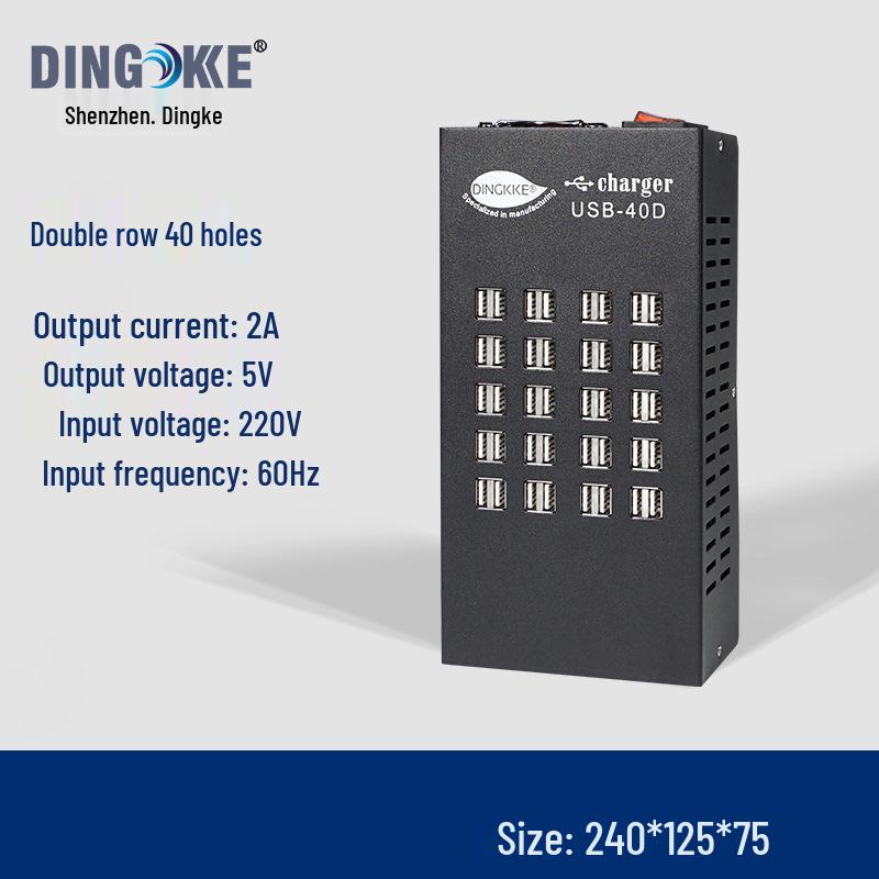 USB Multi-Port Charger: 10-100 Port Station with PD/QC3.0 Fast Charging - Charger King