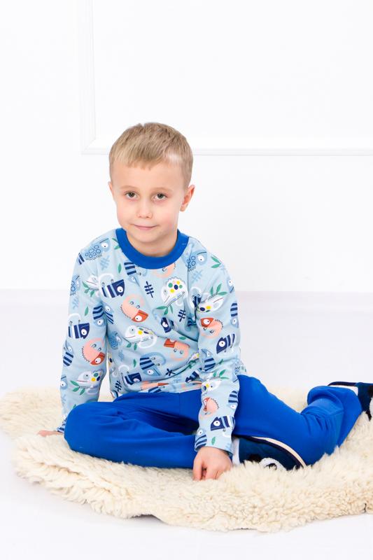 Boys’ Pajama Set – Brushed Knit, Warm & Soft for Cold Nights, Demi-season, 6076-024-4-1 HC