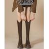 Fashion Boots Children But Knee High Boots Autumn and Winter New Thick Heel Thick Sole Heightening Knight Boots
