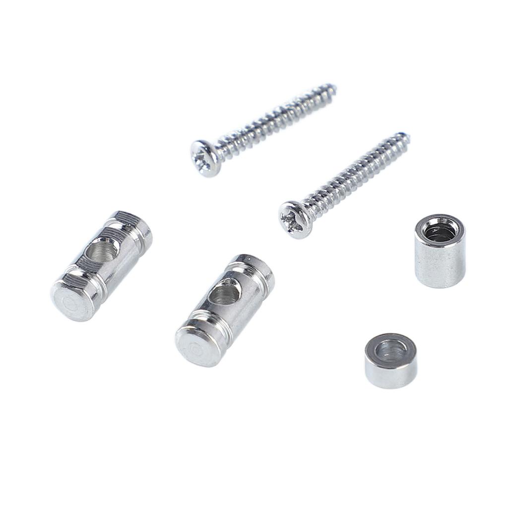 Guitar Roller String Tree Guide Retainer Metal Electric Guitar String Guide Retainer Replacement Silver