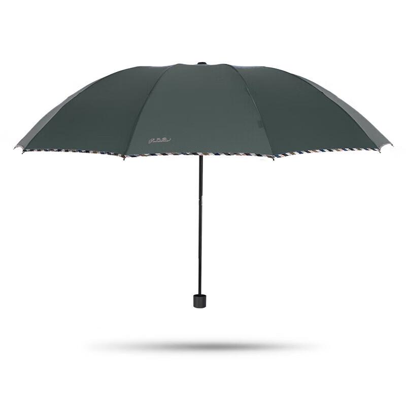 Heaven 10-Rib Three-Fold Portable Business Umbrella