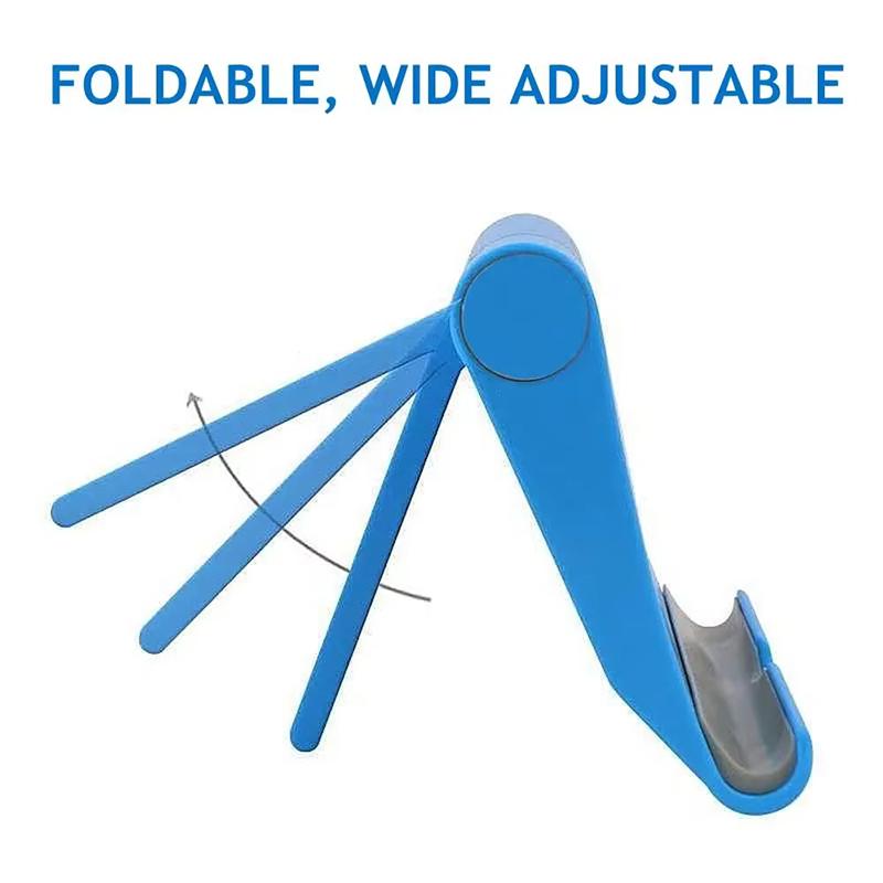 Suporte de mesa dobrável multiângulo para telefone Suporte de montagem ajustável para Samsung S7 Edge Iphone Xiaomi Suporte para celular e tablet