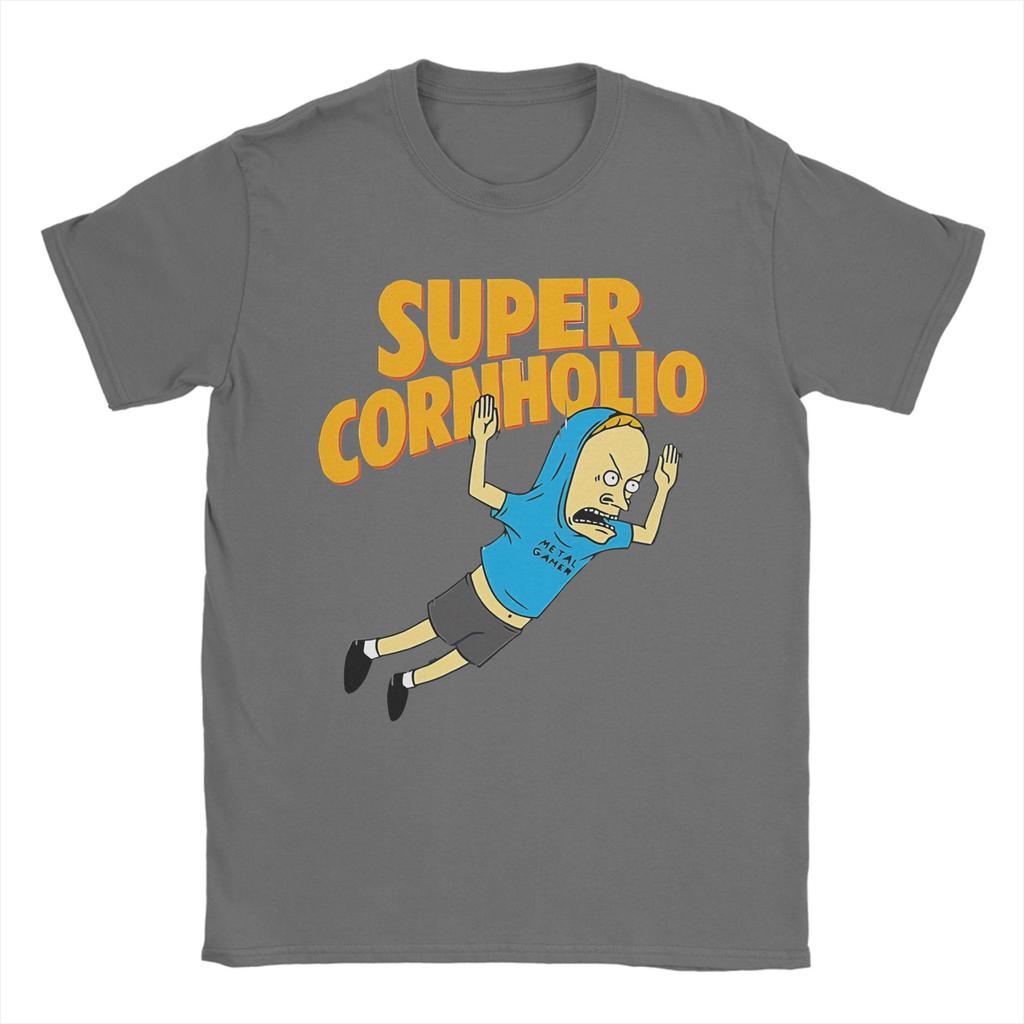 Cornholio Beavis and Butthead TShirt for Men Women Awesome Cotton Tee Shirt Round Neck Short Sleeve T Shirt Gift Idea Tops