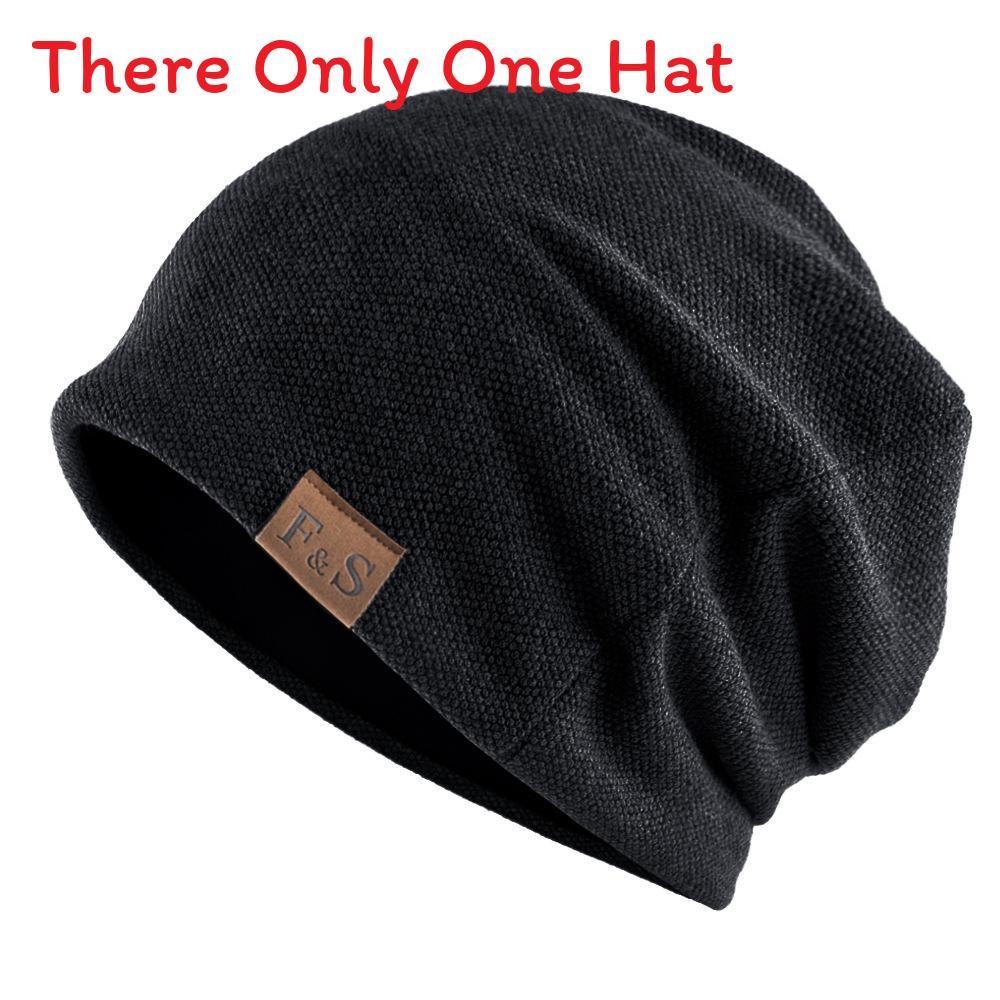 Cotton Knit Beanie For Winter With Windproof And Breathable Features For Men And Women
