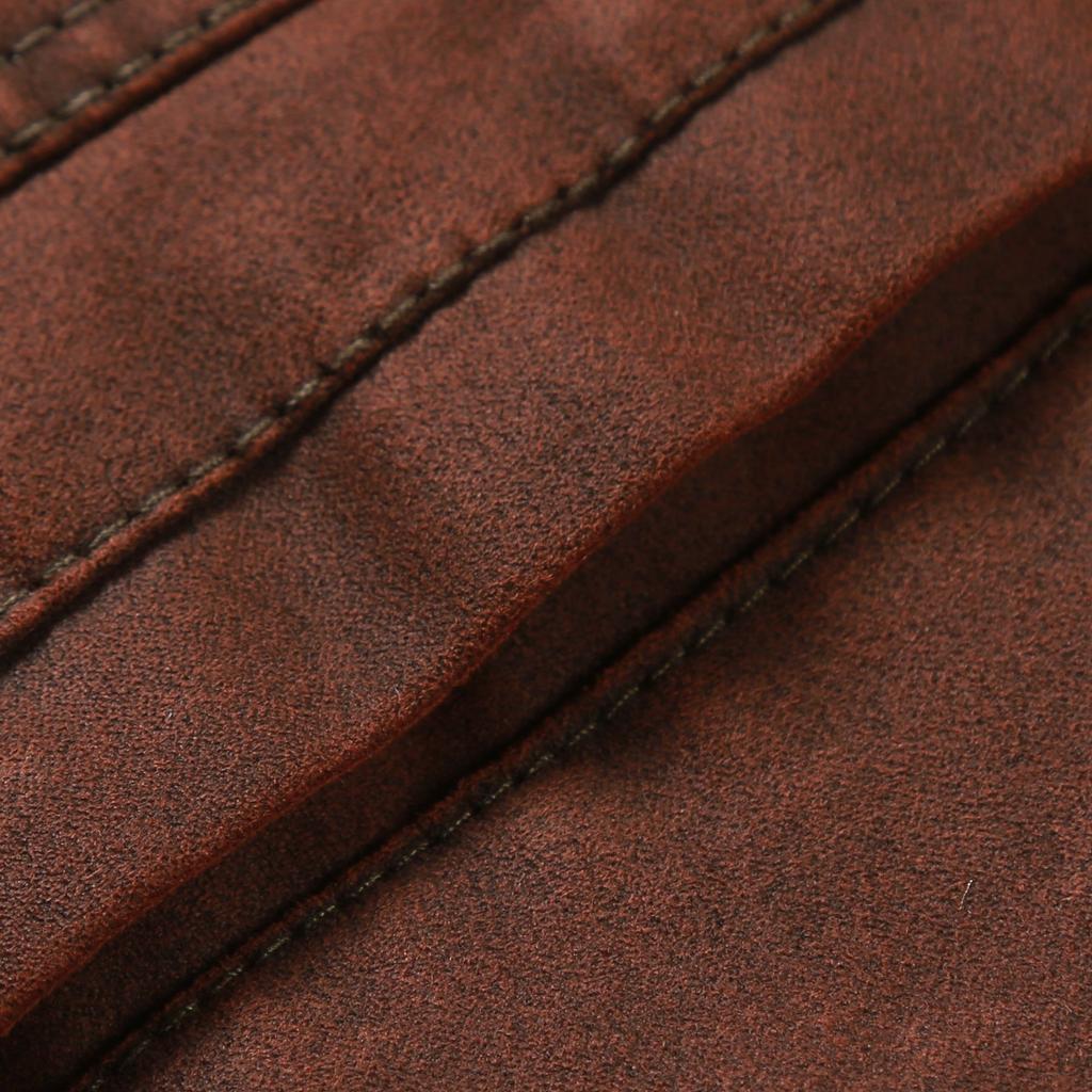 Chaqueta de una sola pieza de piel para hombre, chaqueta de solapa de terciopelo de invierno, chaqueta de terciopelo holgada, ropa para hombre