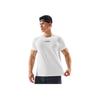 Li-Ning Comfortable Breathable Versatile Letter Round Neck Short Sleeve T-Shirt Men Tops Standard-White ATSV389-9