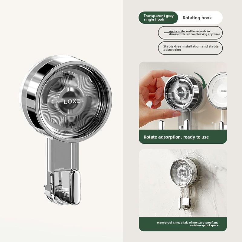 Stanzfreier Saugnapf Stark belastbar Spurlos Wiederverwendbar Badezimmer Küche Wasserdicht Feuchtigkeitsbeständig Tür Vakuumhaken