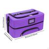 Makeup Bag Make Up Organizer Waterproof,with Divider,Professional,Makeup Case,Nail Polish