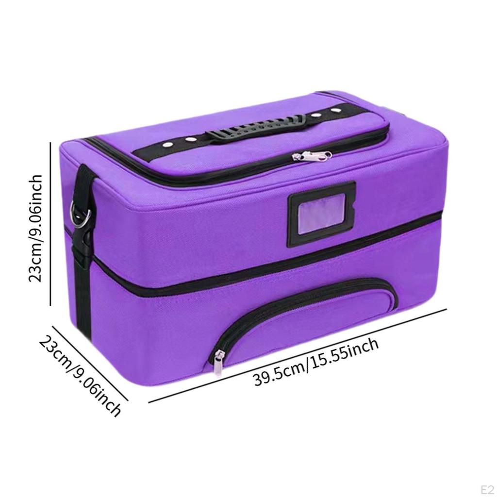 Makeup Bag Make Up Organizer Waterproof,with Divider,Professional,Makeup Case,Nail Polish