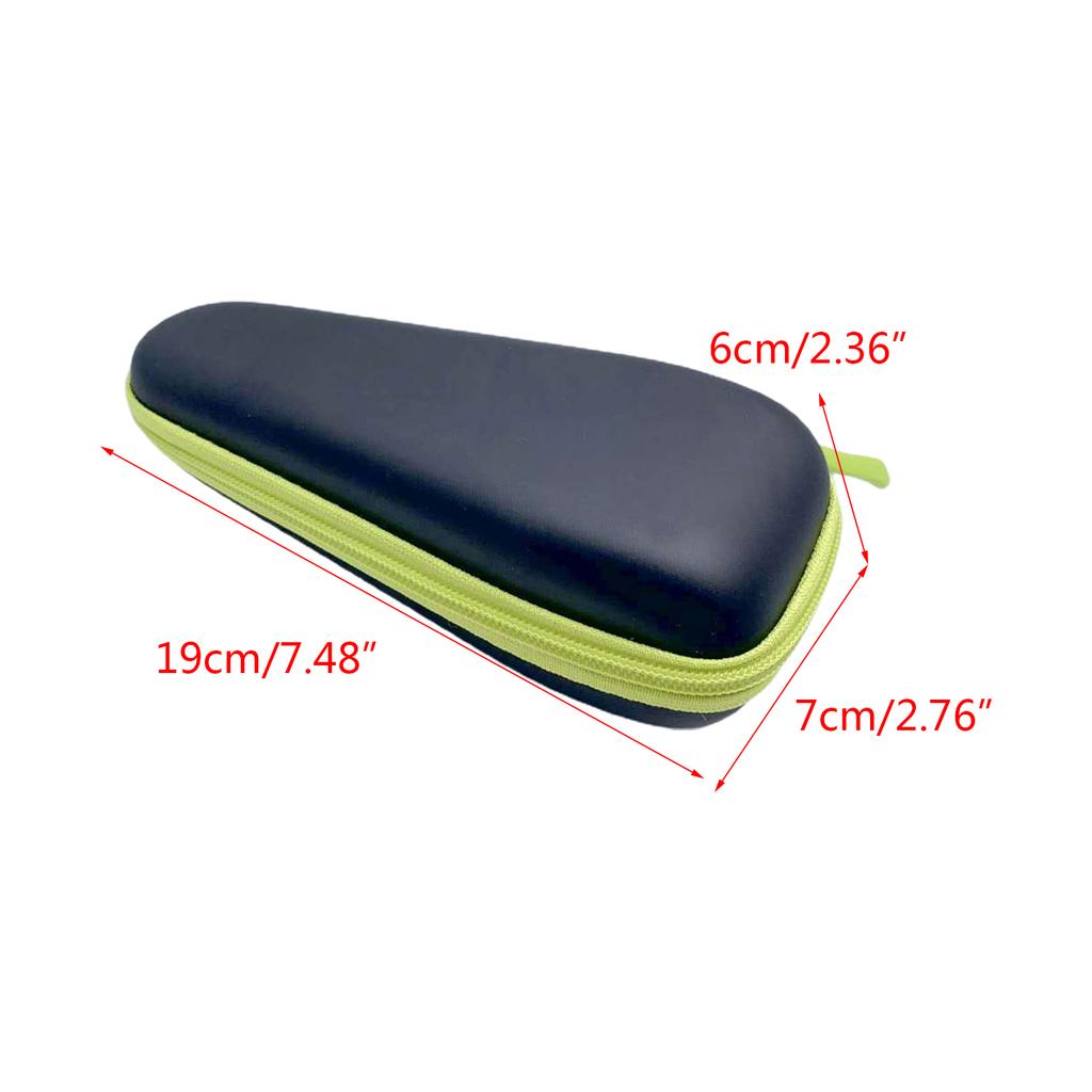 EVA Hard Case Carry Case for OneBlade QP2530 2520 Shaver Storage Bag Inner Pockets Zipper Pouch for Home Travel Use