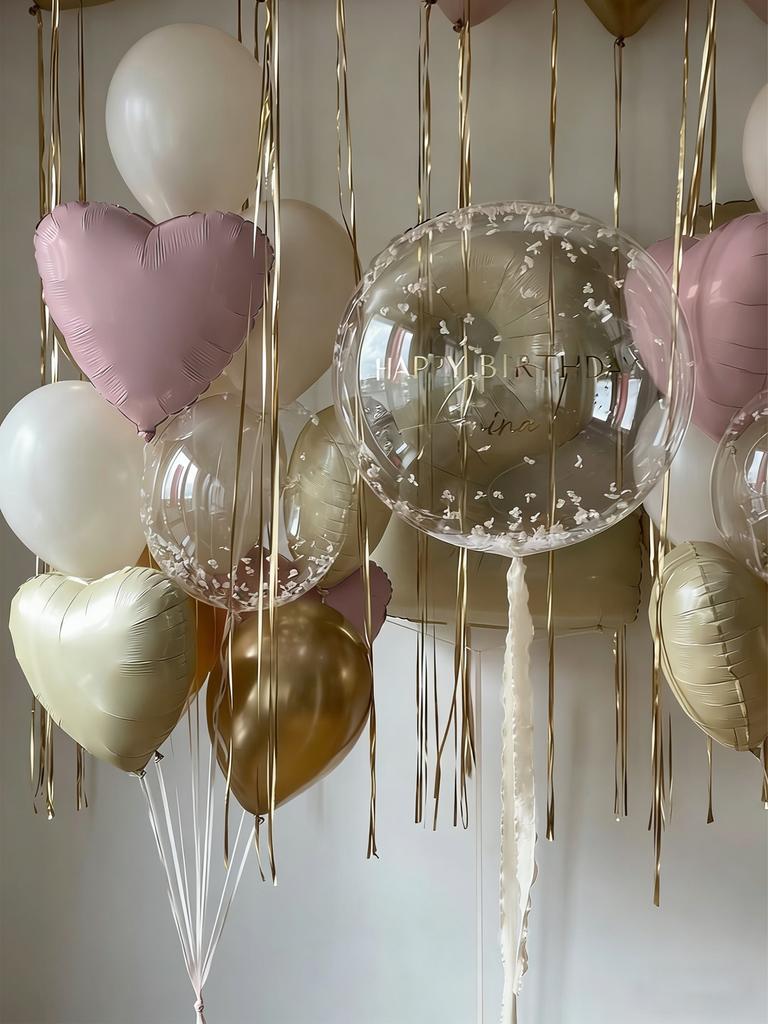 Set Palloncini Cuore Rosa Palloncino Bobo Trasparente per Stagione Matrimoni Festa della Mamma Proposta Compleanno Palloncino Decorazione
